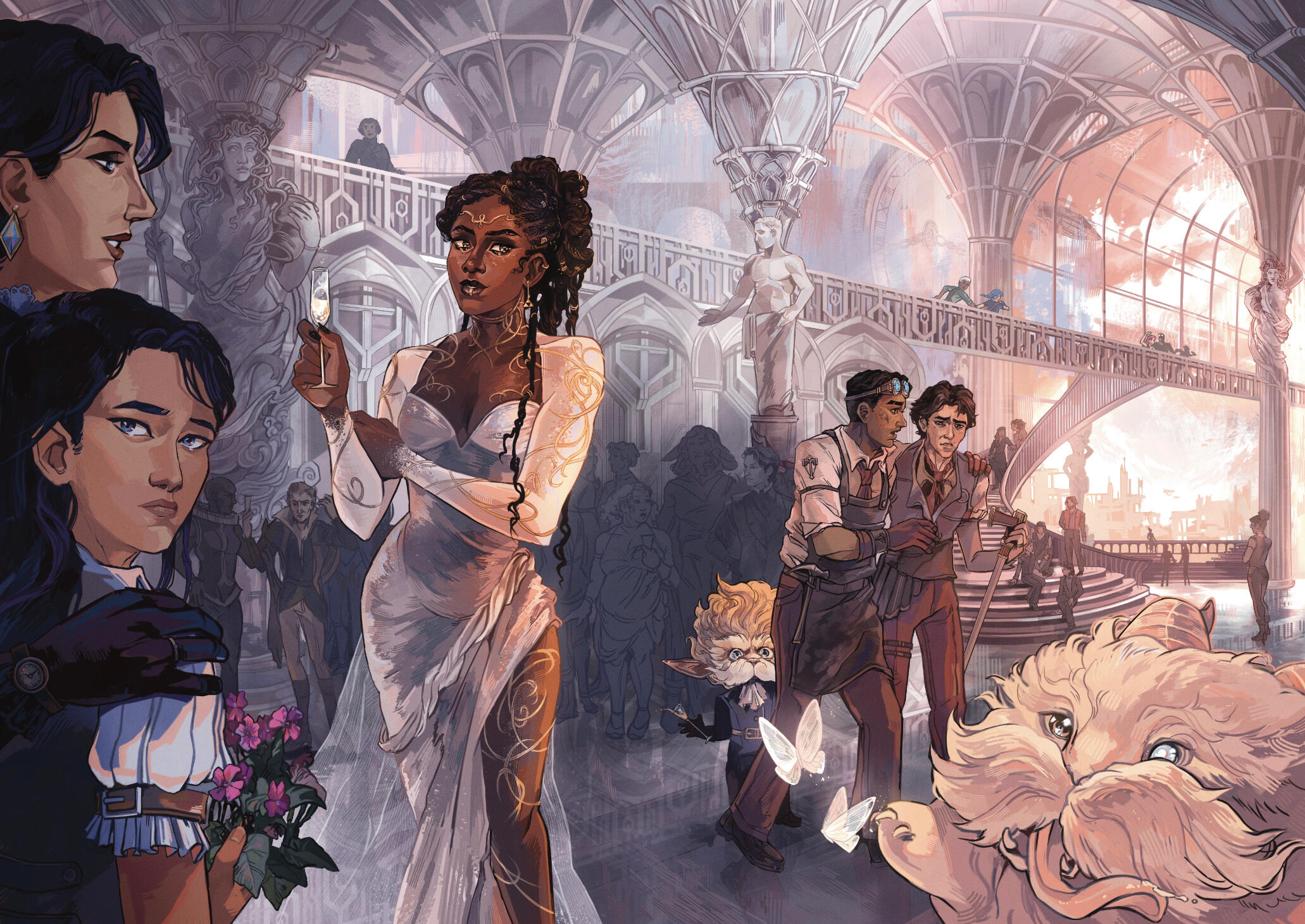 Fissures & Fortunes Zine Piece- Arcane Fanart